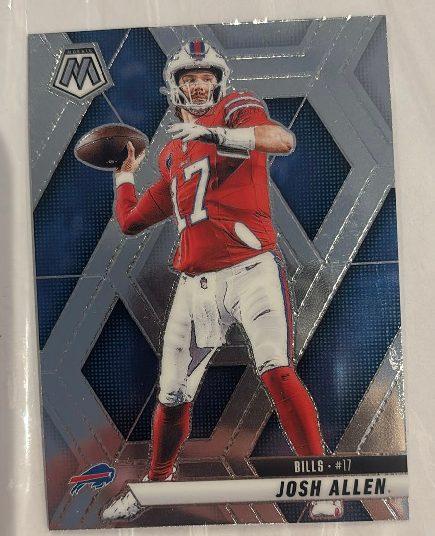 Josh Allen Panini Mosaic Trading Card