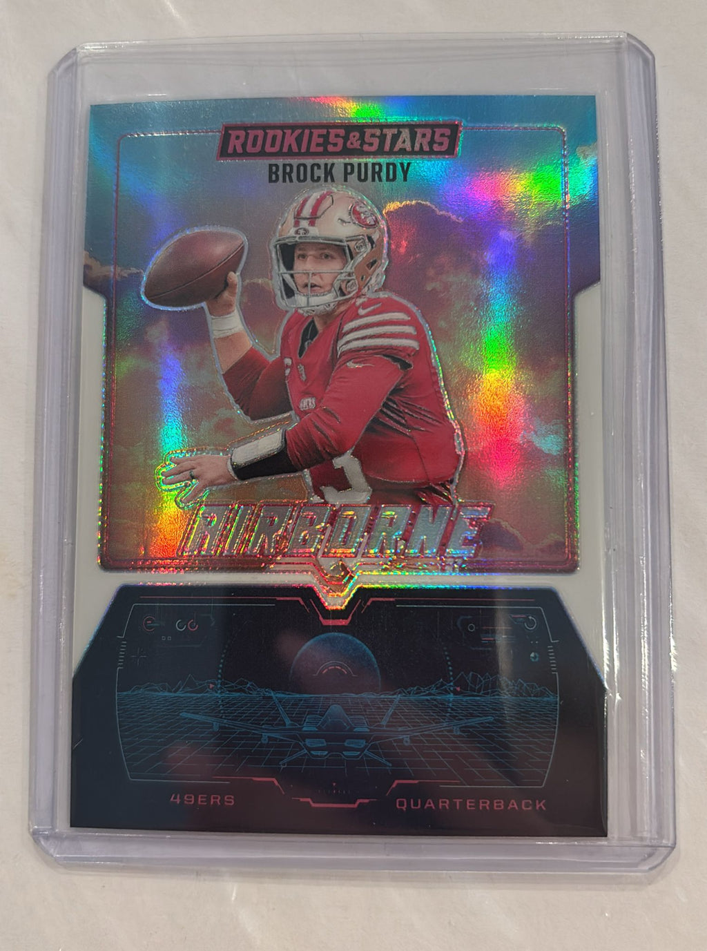 Brock Purdy Rookies&Stars Airbone Trading Card Numbered