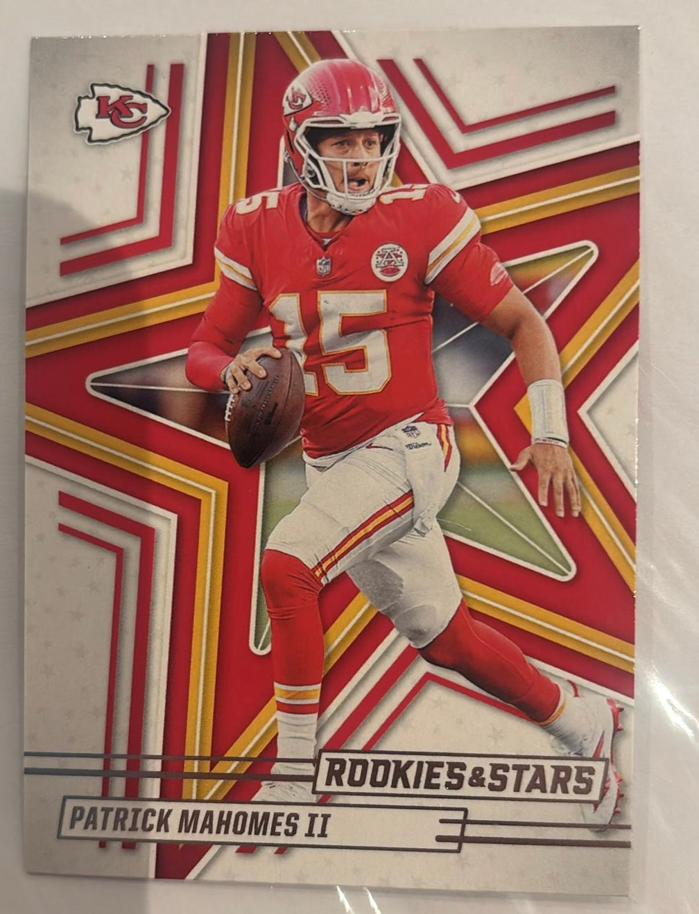 Patrick Mahomes Panini Rookie&Stars Trading Card