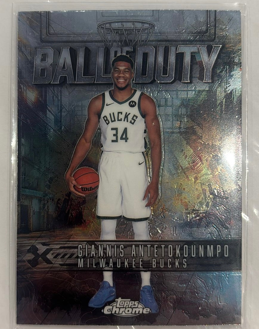 Giannis Antetokounmpo Topps Ball of Duty Trading Card