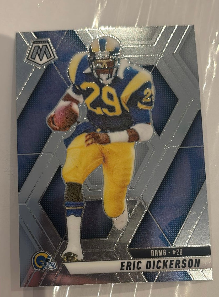 Eric Dickerson Panini Mosaic Trading Card