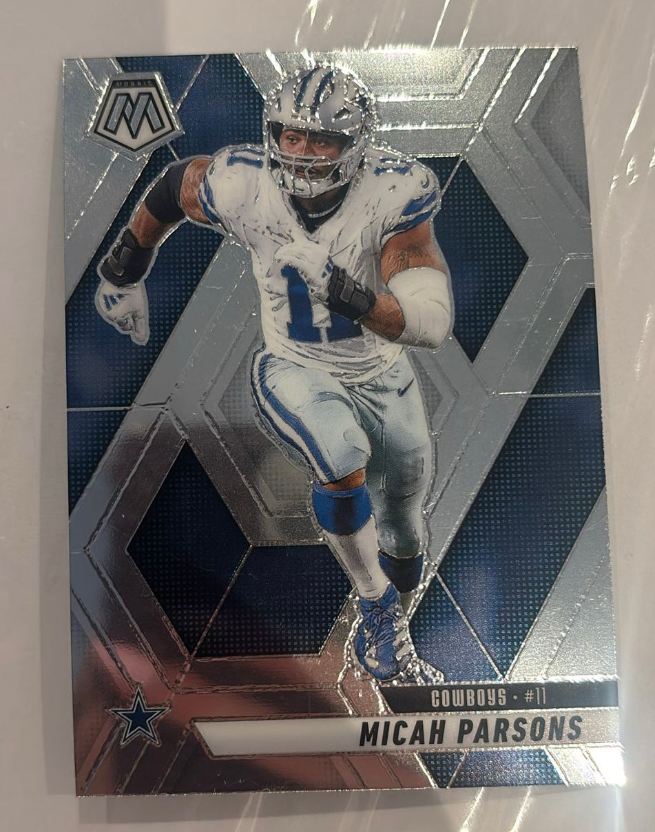 Micah Parsons Panini Mosaic Trading Card