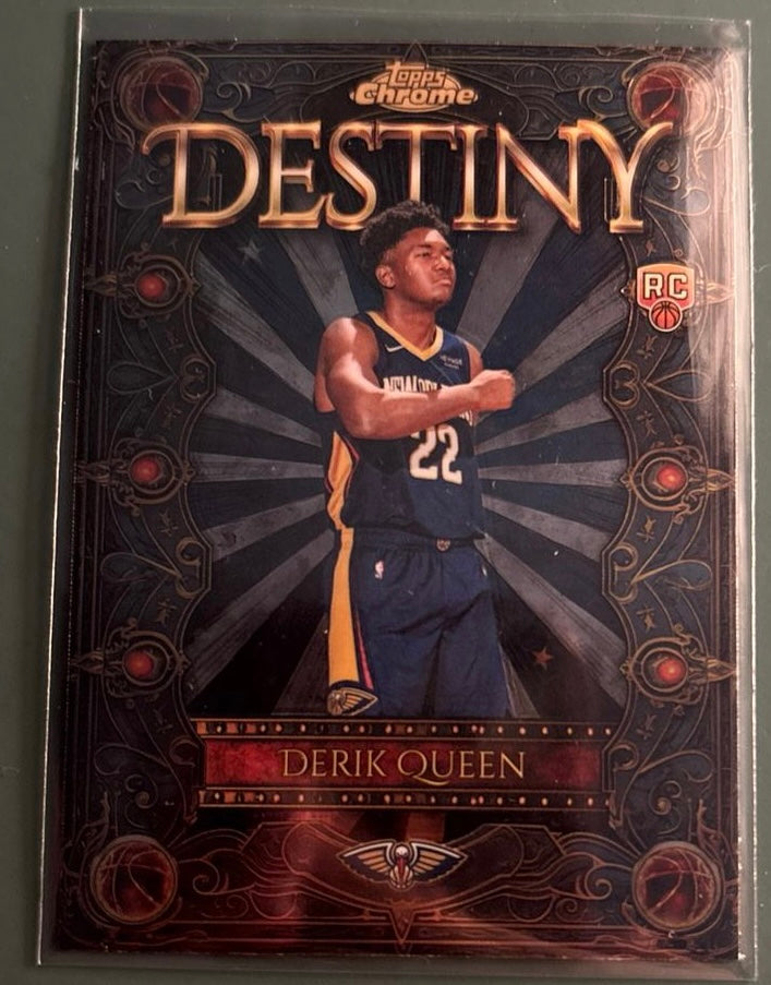 Derek Queen Topps Destiny Card New Orleans Pelicans