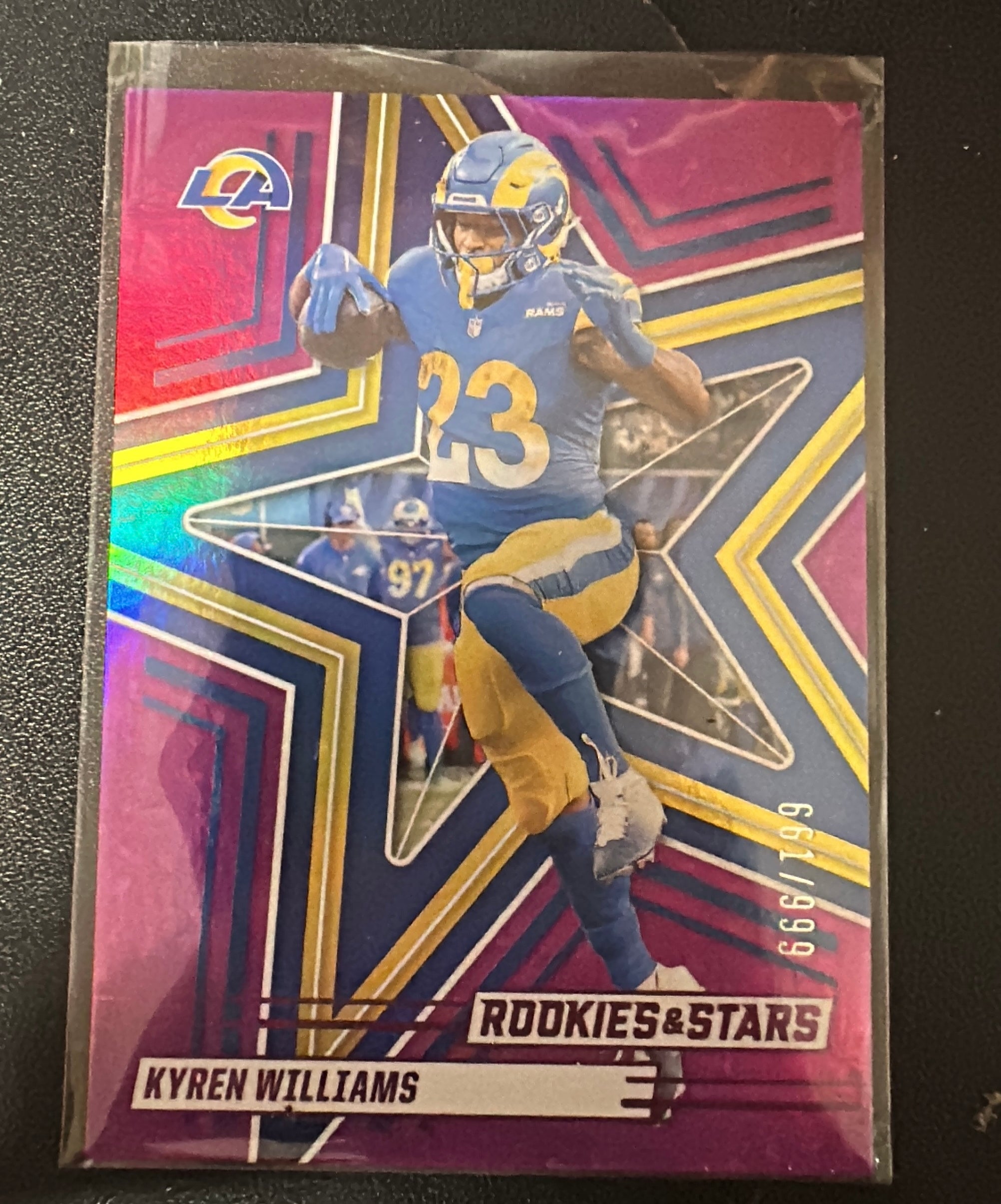 Kyren Williams Trading Card Rookies&Stars Parallel numbered