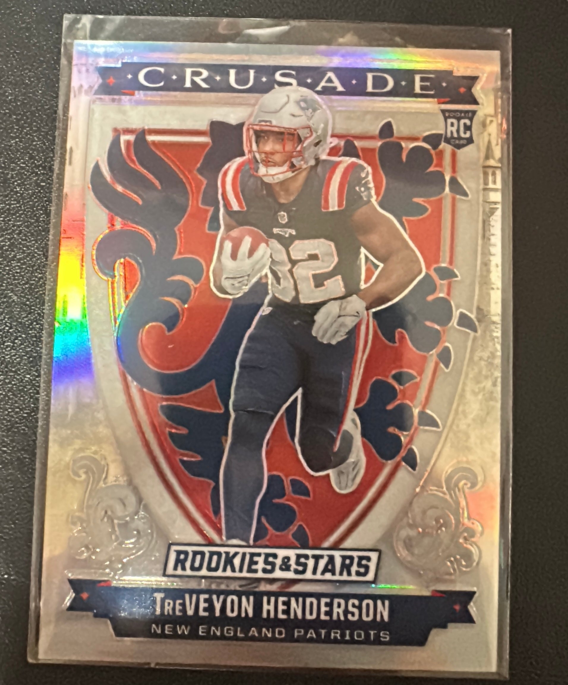 TreVeyon Henderson Trading Card Crusade New England Patriots