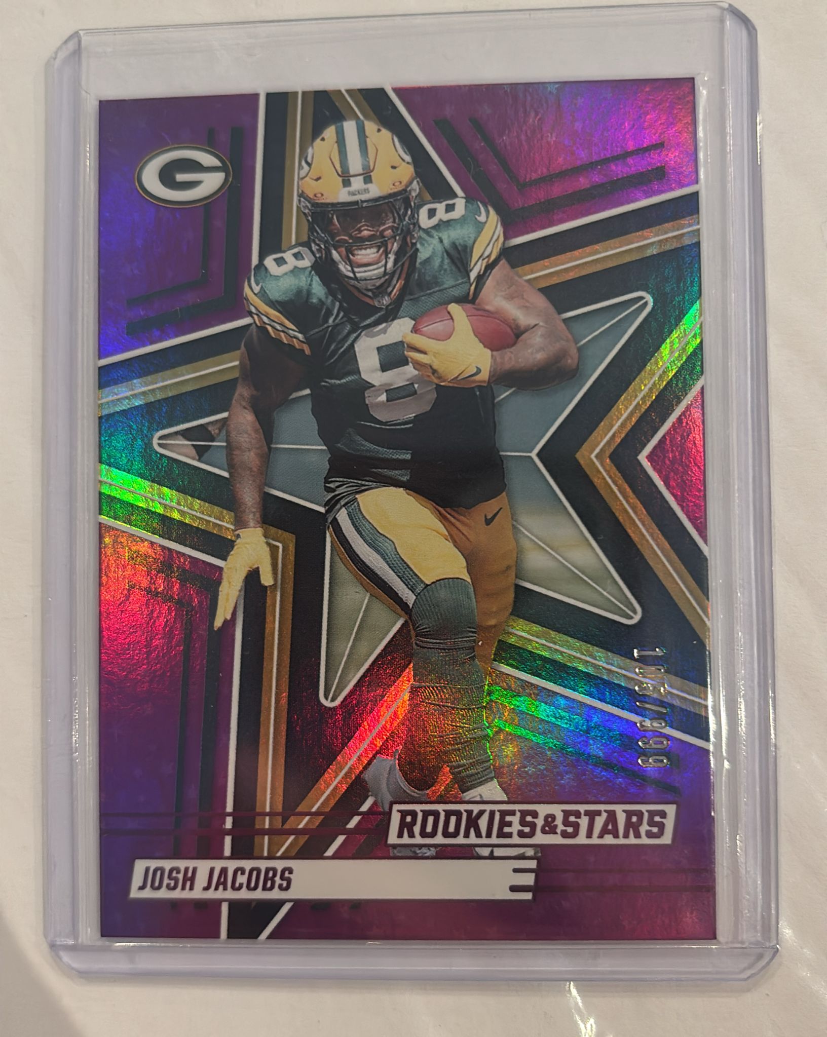 Josh Jacobs Rookie&Stars Trading Card Numbered