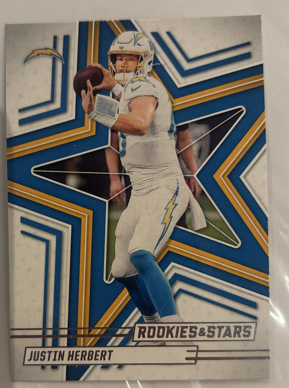 Justin Herbert Panini Rookie&Stars Trading Card