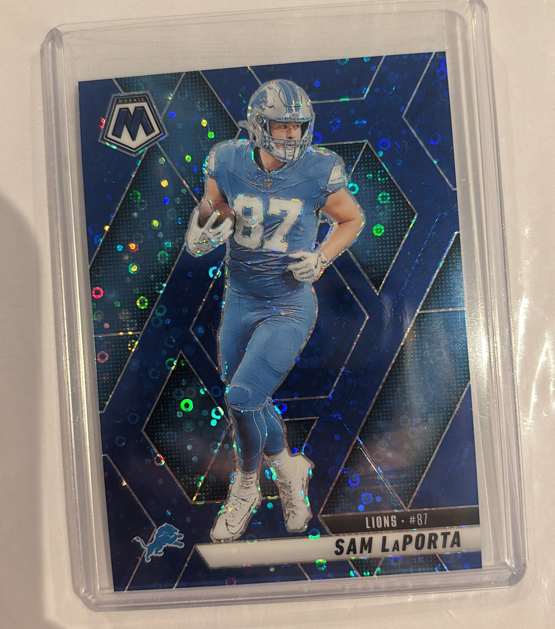Sam LaPorta Panini Mosaic Trading Card Numbered