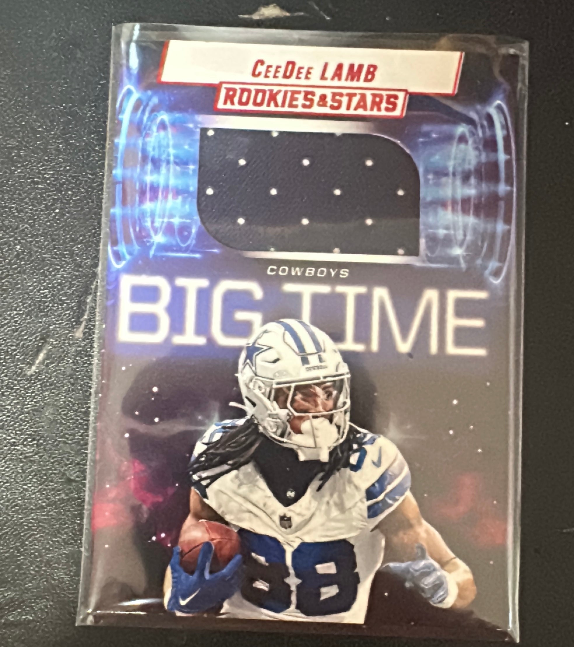 Cedee Lamb Trading Card Big Time Rookie&Stars Patched