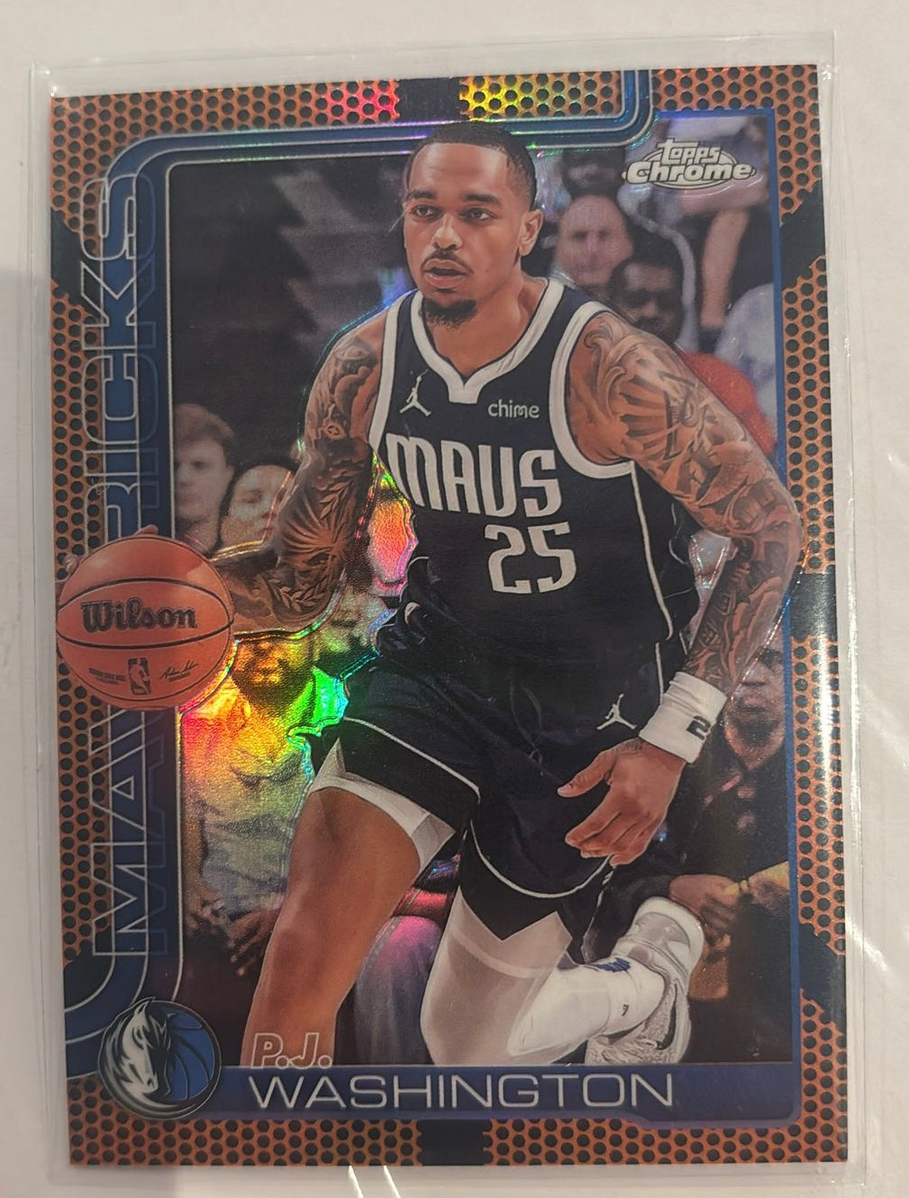 P.J. Washington Topps Basketball Trading Card