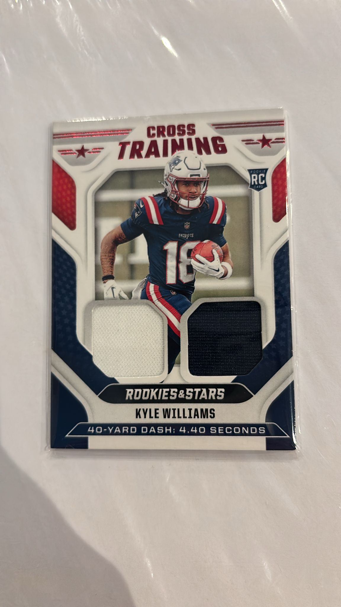 Kyle Williams Rookies&Stars Cross Training Trading Card Jersey Patch