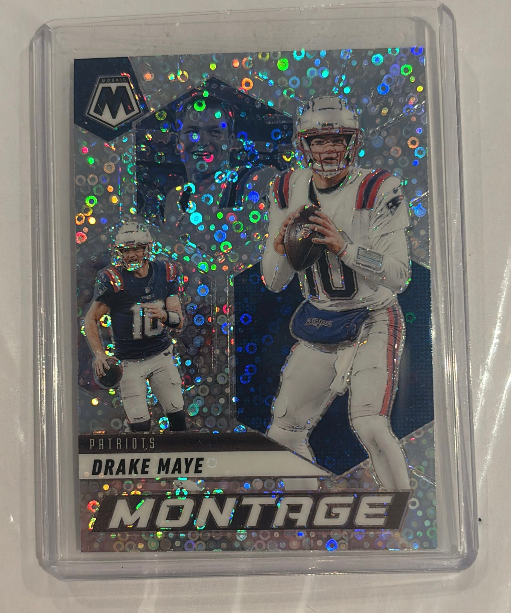 Drake Maye Panini Montage Trading Card