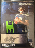 Elijah Arroyo Seahawks Trading Card Patched Signed numbered